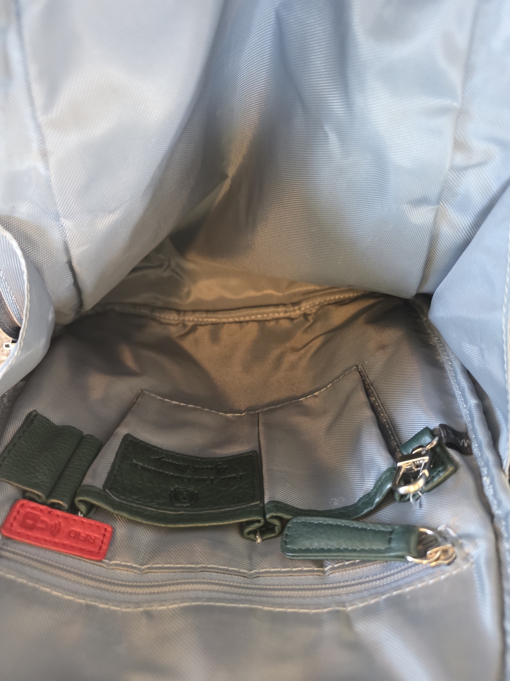 Osgoode Marley Genuine Leather Teardrop Backpack | RFID Protected - Picture 15 of 15